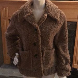 Free People So Soft Cozy Peacoat